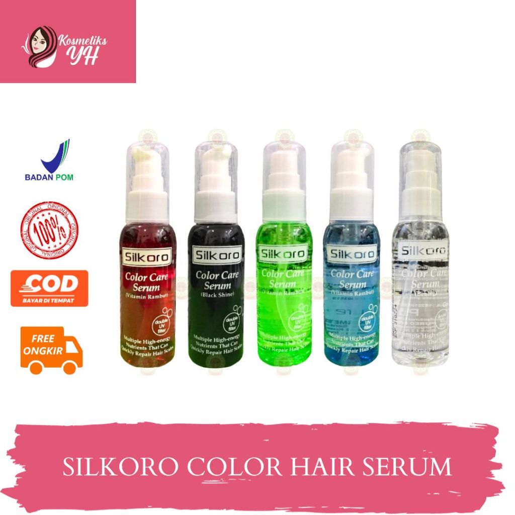 Jual SILKORO COLOR HAIR SERUM ATAU VITAMIN RAMBUT SILKORO DAN SERUM ...