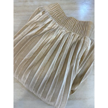 Rok Plisket Beludru Panjang Import PREMIUM
