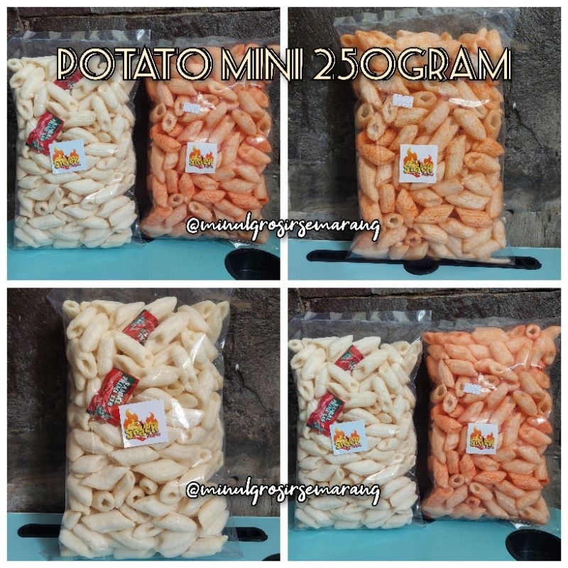 Jual POTATO MINI KEMASAN 250Gr,POTATO PANJANG250gram | Shopee Indonesia