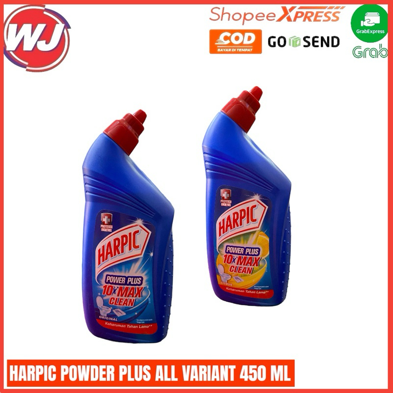 Jual HARPIC POWDER PLUS ALL VARIANT 450 ML | Shopee Indonesia