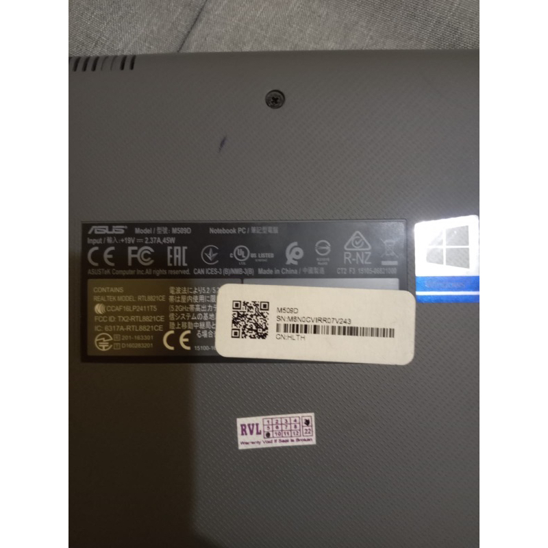 Jual Laptop Asus Vivobook M509D Ryzen 5 RAM 12GB / HDD 1 TERA | Shopee ...