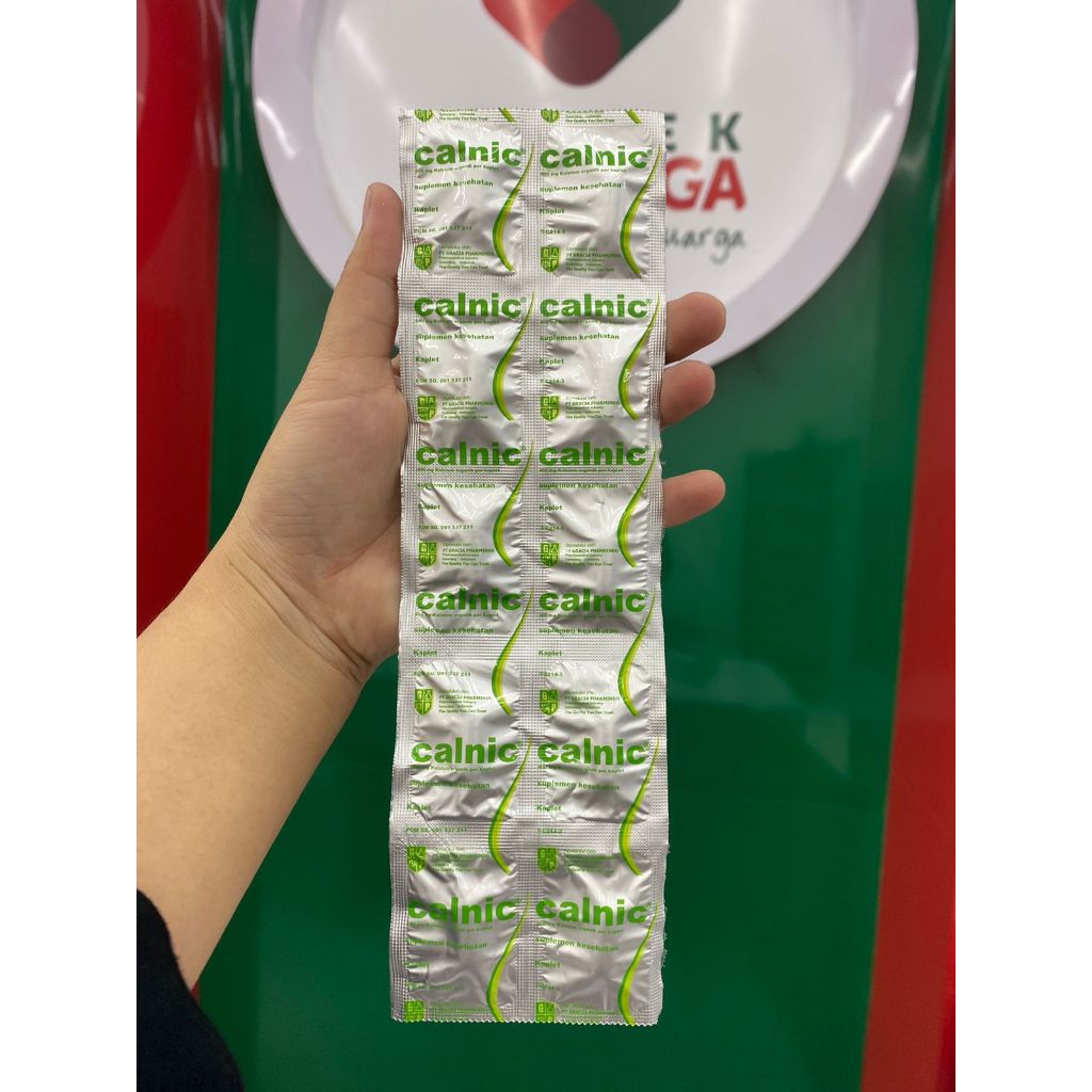 Jual Calnic 400 mg 10 Kaplet #tinggikalsium #untukkesehatantulang ...
