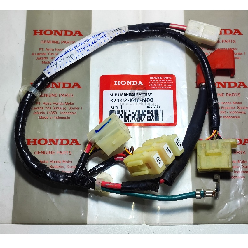 Jual Kabel body bagian aki kabel battery baterai aki honda vario 110
