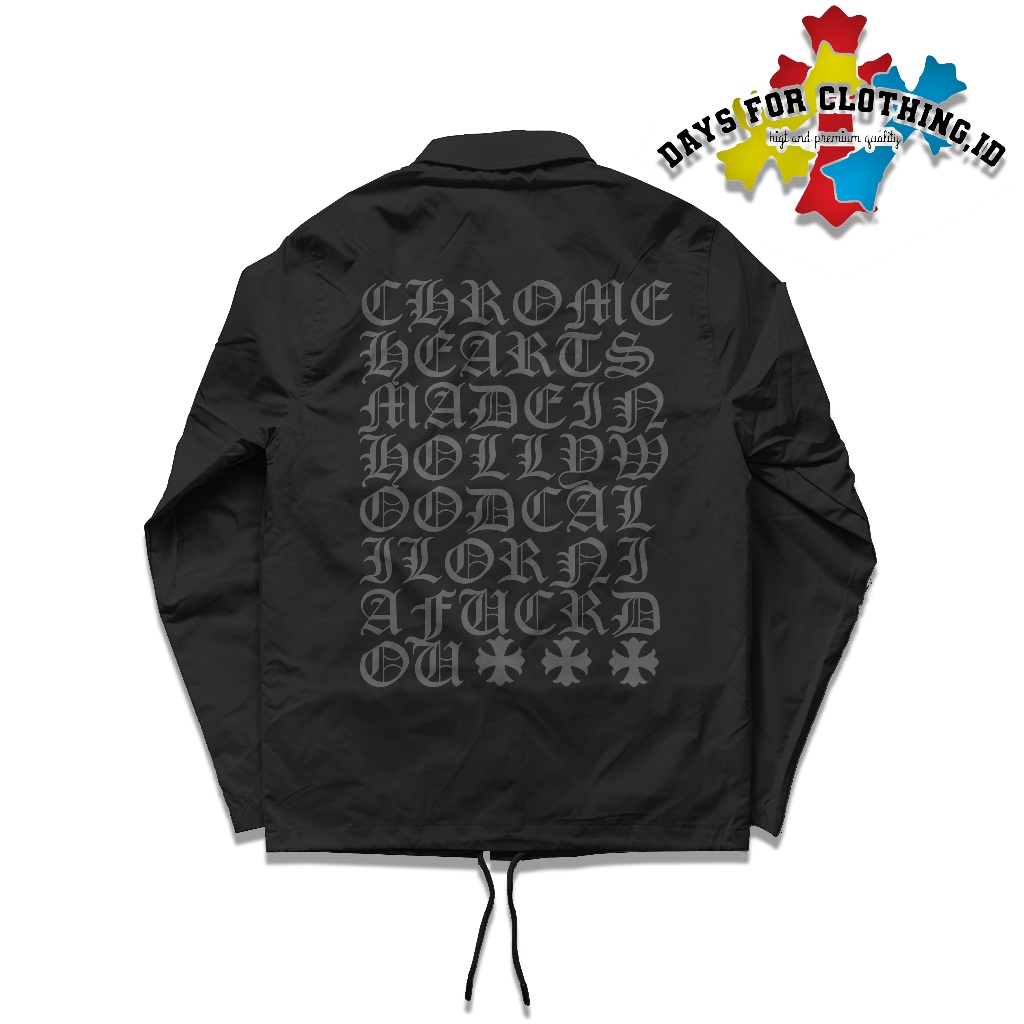 Jual Jaket Cross Chrome Hearts Jacket Coach Windbreakers Jayjo Taslan ...