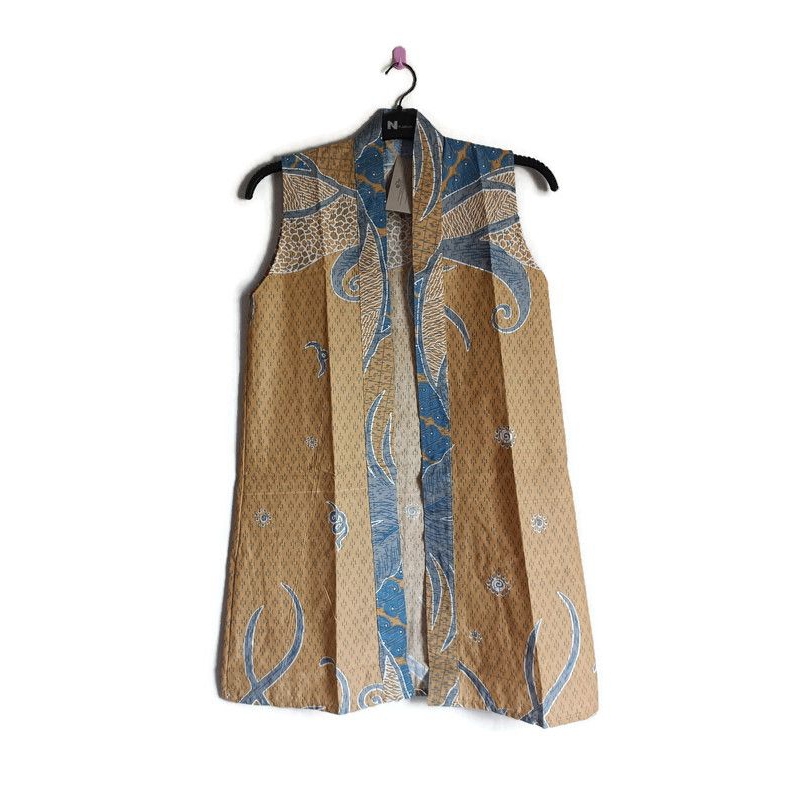 Jual ONE SET OUTER BATIK XL XXL VEST OUTER ROMPI BATIK MUAT JUMBO ...