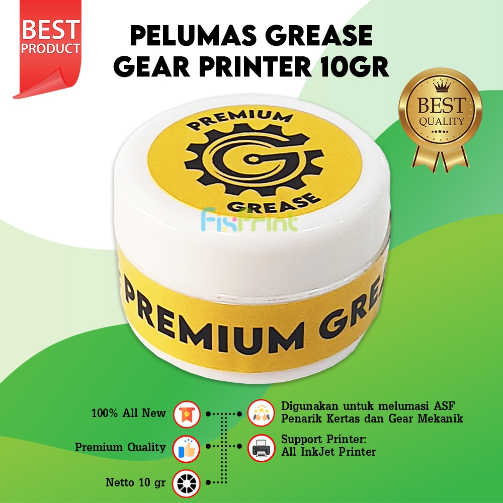 Jual Grease Mekanik Gear ASF Roller 10gr Minyak Pelumas Printer ...