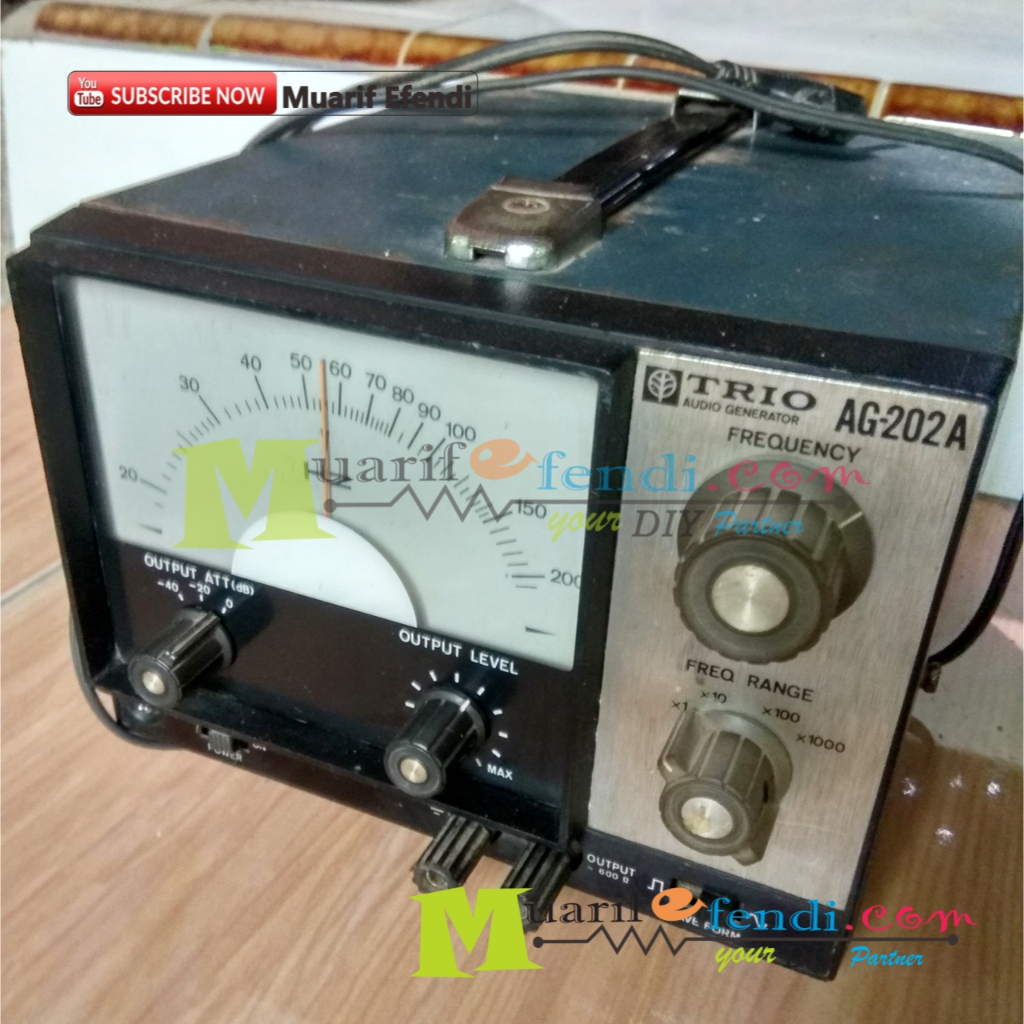 Jual TRIO AG-202A FREKWENSI Audio Signal Generator AG-202A ANALOG
