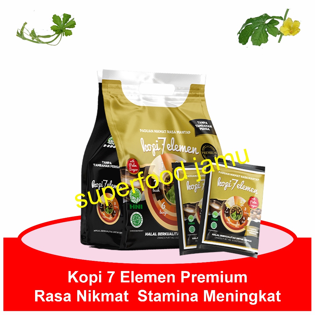 Jual Hania Realco Coffee Cappuccino Latte Gingseng Black Robusta Kopi Hitam Herbal Elemen