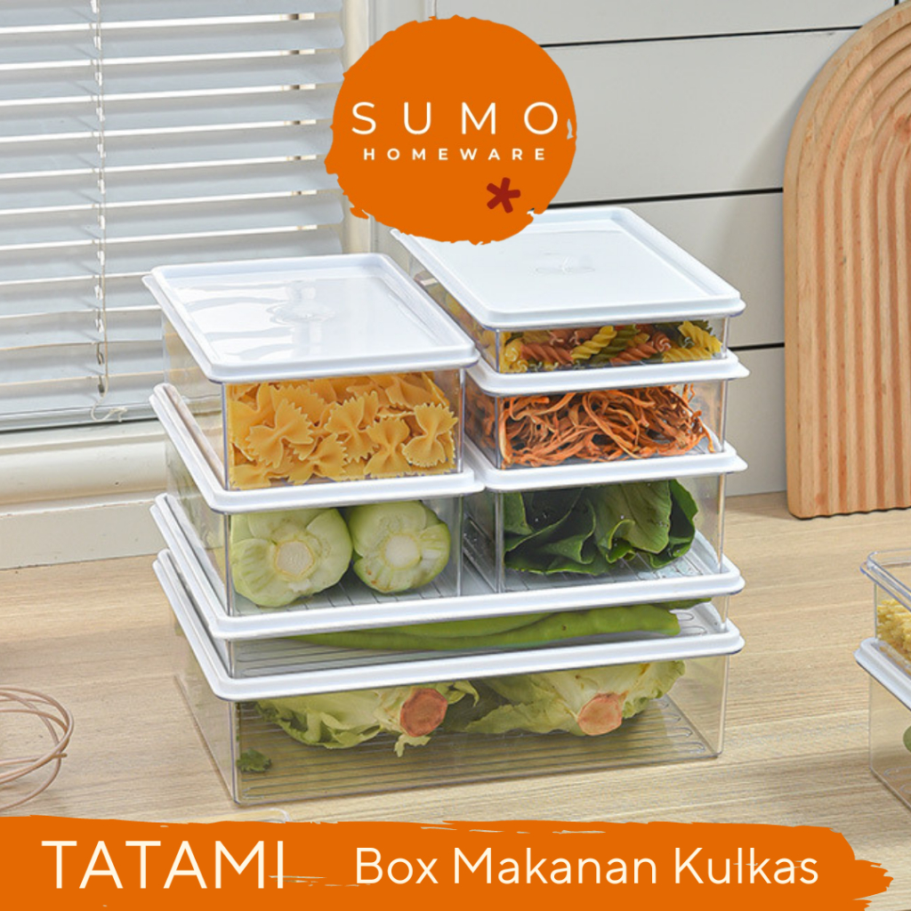 Jual |SUMO| TATAMI Container Fresh Buah Buahan Transparan Penyimpanan ...
