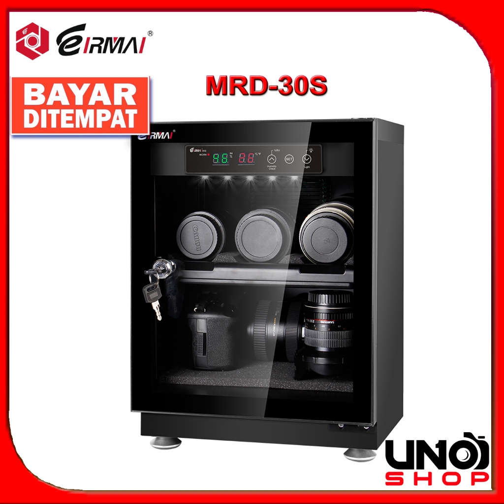 Jual Dry Box Cabinet EIRMAI MRD-30S Lemari Penyimpanan Kamera Otomatis ...