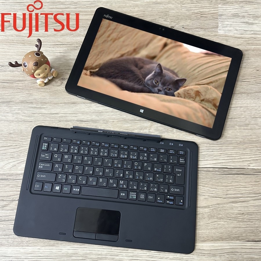Jual Bisa Jadi Tablet !! Laptop 2 In 1 FUJITSU R727 Core i3 Gen 7 Ram