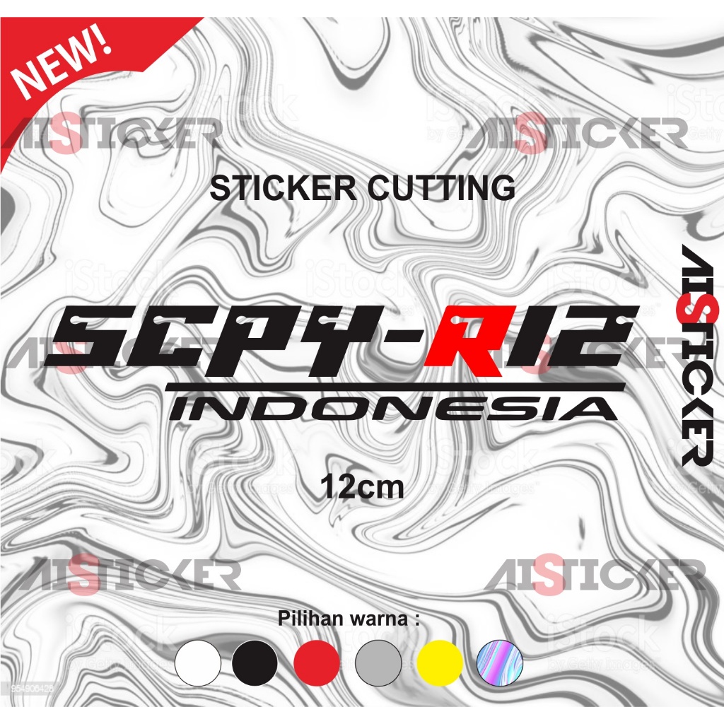 Jual STIKER SCPY R12 SCOOPY R12 CUTTING MURAH | Shopee Indonesia