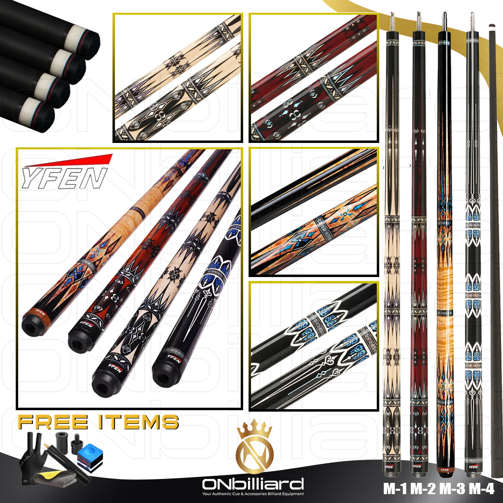 Jual Stik Billiard Carbon Yfen Cue Stick Play Set M M M M Shopee Indonesia