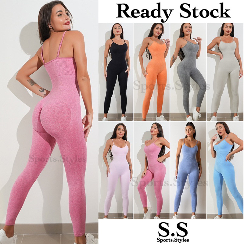 Sports.Styles.id Setelan Jumper03 Booty wanita olahraga gym fitnes