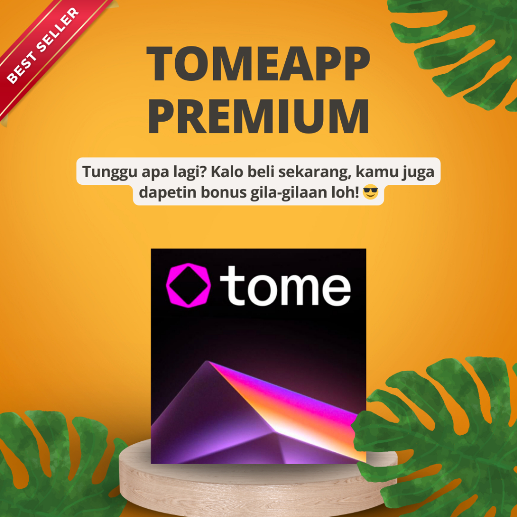 Jual TOME.APP - AI UNTUK MEMBUAT PRESENTASI 30 HARI RESMI | Shopee ...