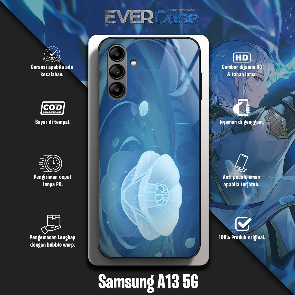 Jual Ev Softcase Glass Samsung A G Genshin Impact Inazuma Case Kaca Case Premium