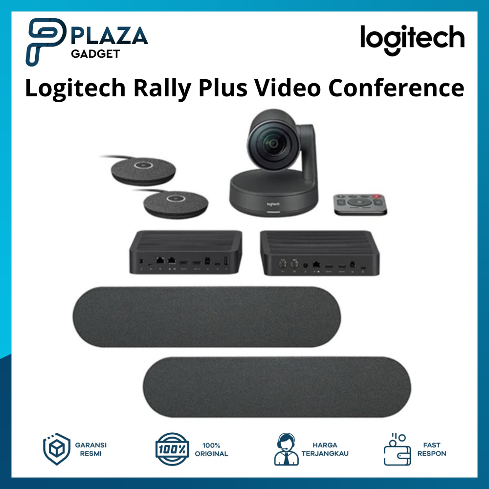 Jual Logitech Rally Plus Ultra-HD Video Conference Garansi - 2 Tahun ...