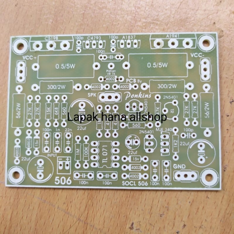 Jual Pcb driver socl 506 new type baru bahan fiber fr4 | Shopee Indonesia