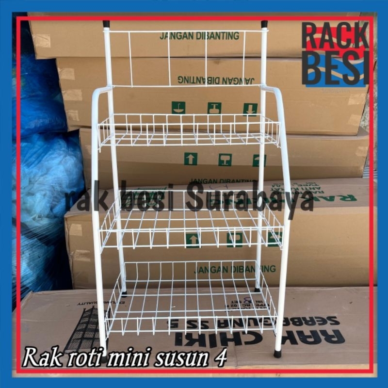 Jual rak roti mini susun 3/Rak chiki/rak serbaguna/rak toko/rak ...