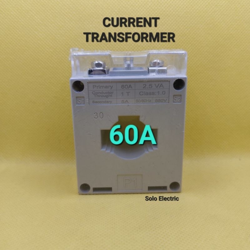 Jual Current Transformer Ct Panel 60 Ampere Ct 60a Shopee Indonesia