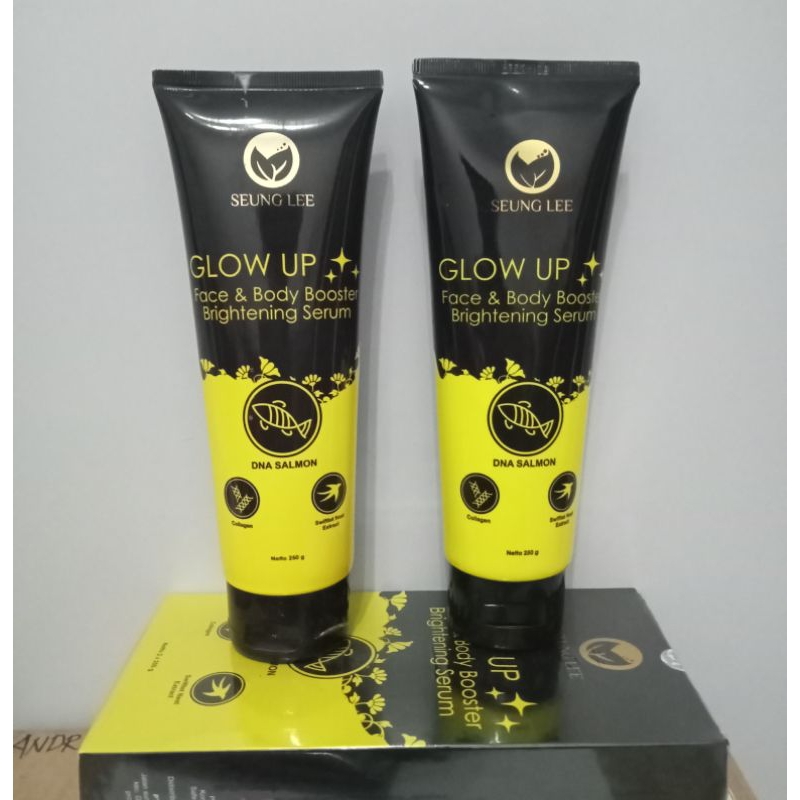 Jual Seung Lee Glow Up Face And Bodi Booster Paket Lengkap 1bok 500gr Original Shopee Indonesia