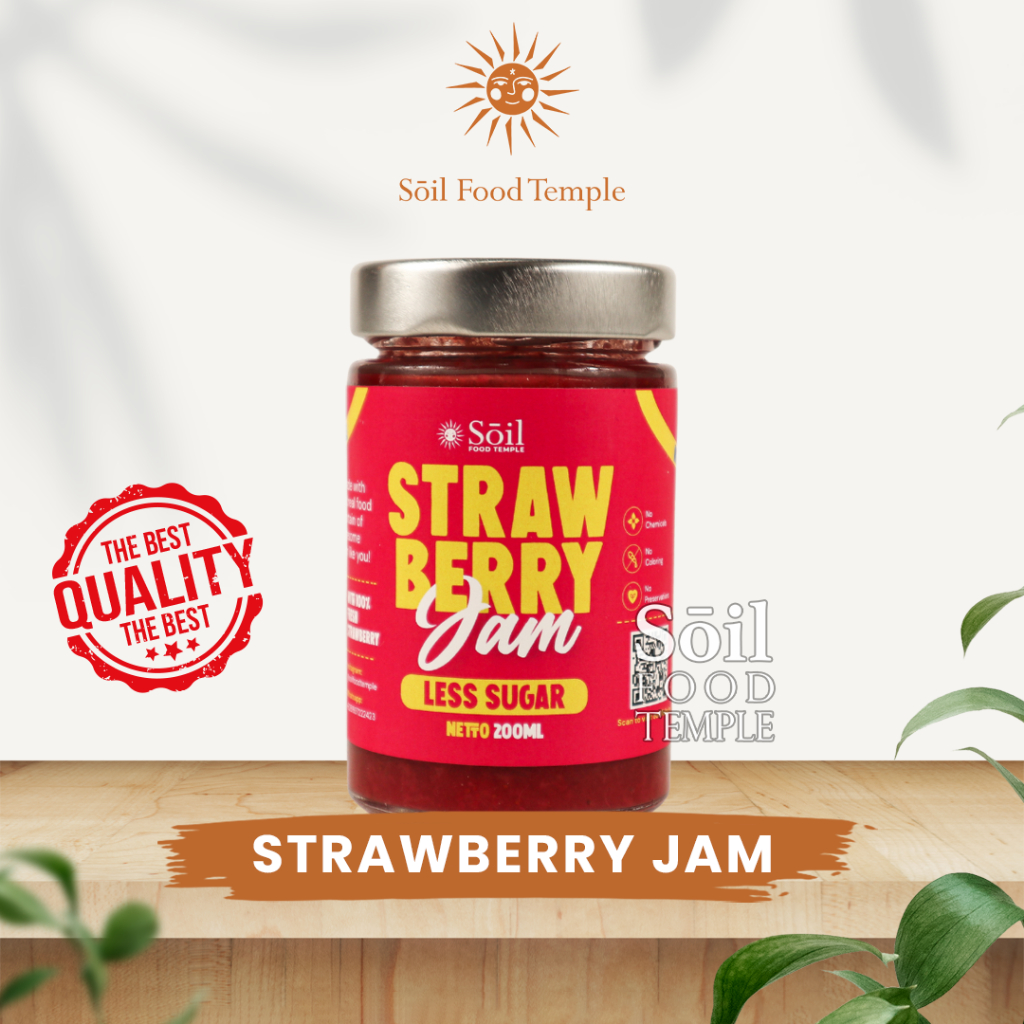 Jual Strawberry Jam Less Sugar Khusus Instant Only | Shopee Indonesia