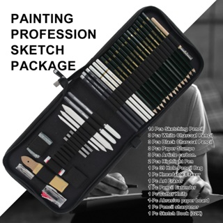 Seamiart 3pcs White Soft/medium/hard Charcoal Pencil for Sketch Carbon Pen  Sketch Art Tools Office School Supplies Pencils 