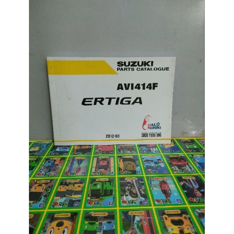 Jual Buku Original Suzuki Parts Catalogue Avl F Ertiga Shopee