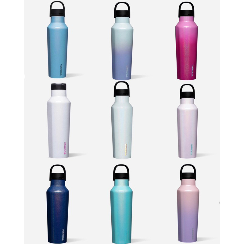 Corkcicle 20 oz Sport Canteen, Stainless Steel, Triple Insulated,  Spill-Proof, Water Bottle, Periwinkle, Quick Sip Lid