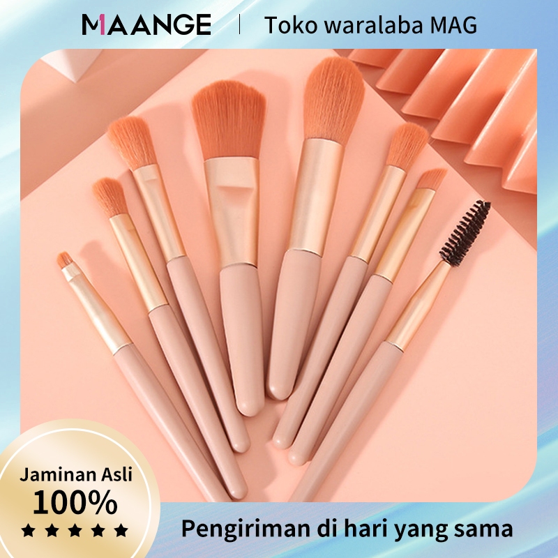 Jual Maange Buah Set Kuas Makeup Set Lembut Kuas Powder Bibir Alis Sisir Brush Kosmetik Alat