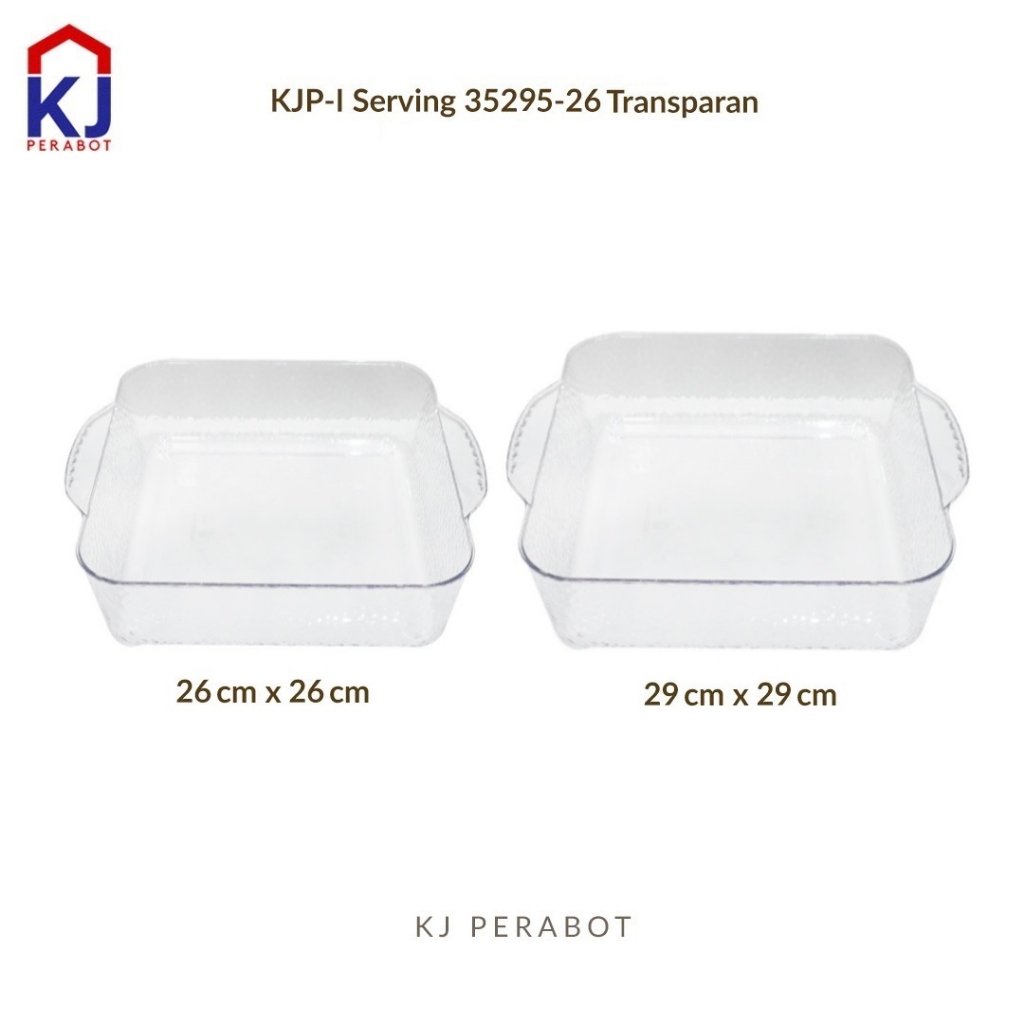 Jual KJ Perabot - KJP-I Wadah Saji Transparan | Shopee Indonesia