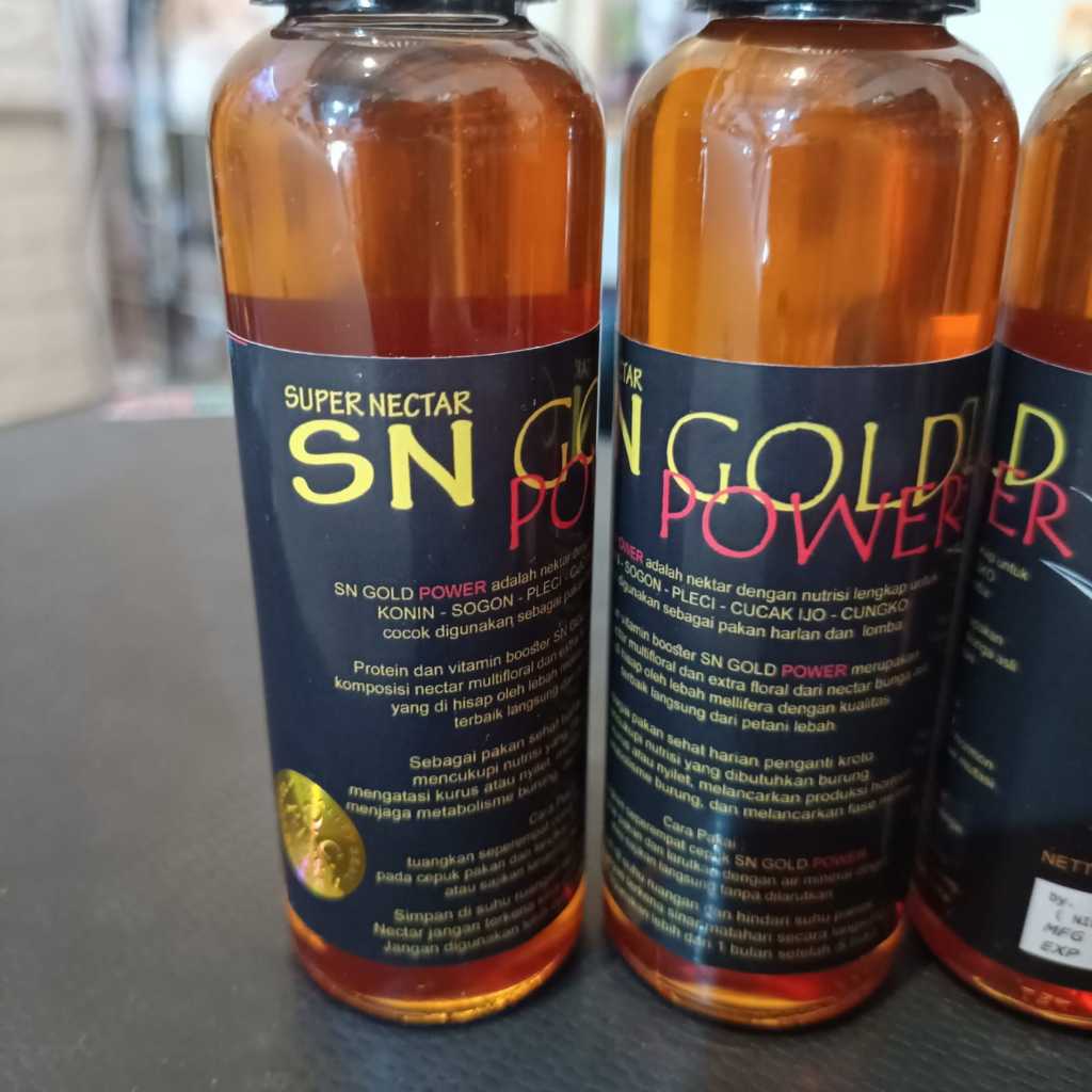Jual SUPER NEKTAR SN GOLD POWER PAKAN HARIAN TANPA KROTO BURUNG KONIN ...
