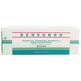 Jual BENEURON 10 TABLET BENEURON MULTIVITAMIN B NEUROTROPIK MURAH ...