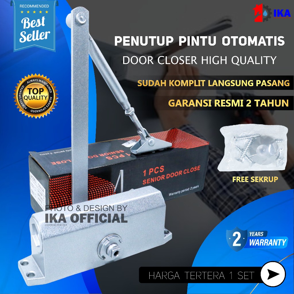 Jual Door Closer / Penutup Pintu Besi / Aluminium /Kayu Otomatis Garansi Resmi ( GARANSI 2 TAHUN