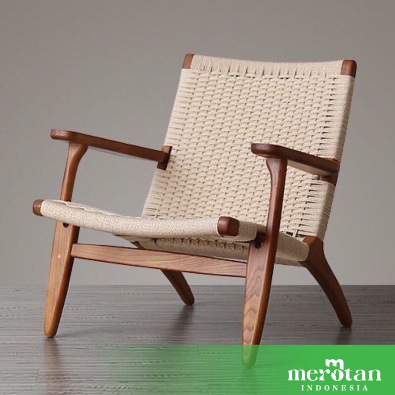 Jual Kursi Santai Jati Anyaman Tali Rope / Kursi Malas Jati / Arm Chair ...