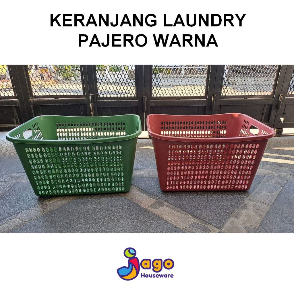 Jual Keranjang Pajero Warna Laundry Basket Keranjang Baju Shopee