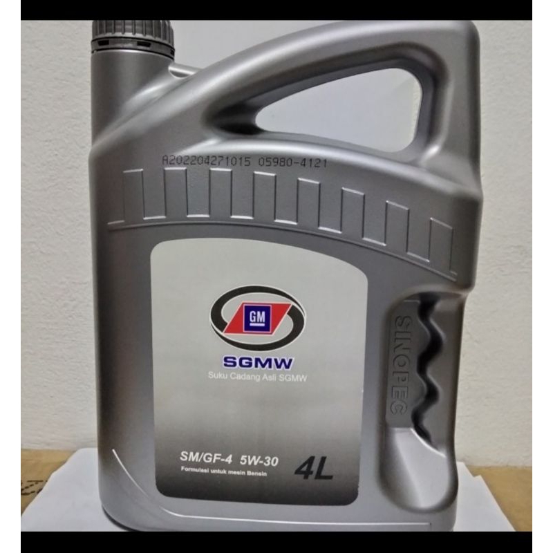 Jual OLI MESIN MOBIL WULING SILVER SGMW SM / GF-4 , 5W-30 BENSIN 4 ...