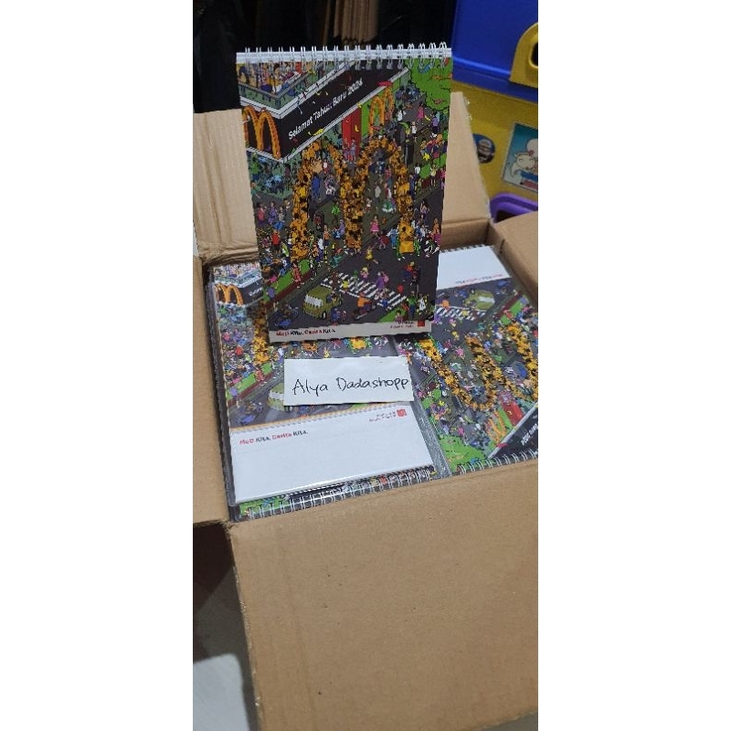 Jual Kalender Meja Mcdonald Mcd 2024 Tanggalan Original Mcdonald ...