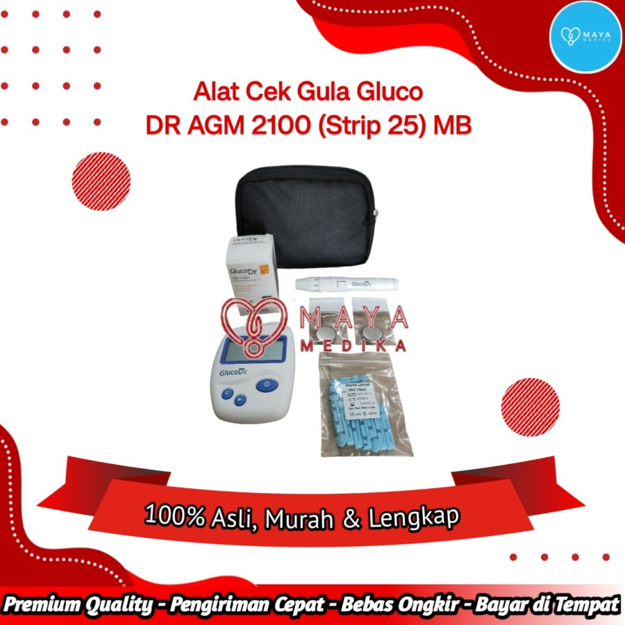 Jual Alat Cek Gula Gluco Dr Agm Strip Mb Shopee Indonesia