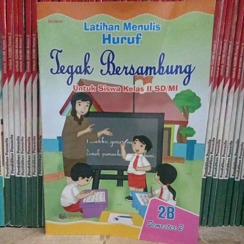 Jual Buku Latihan Menulis Huruf Tegak Bersambung Untuk SD/MI Kelas 2 ...