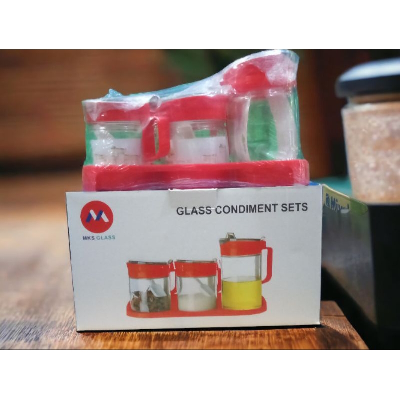 Jual condiment set glass | Shopee Indonesia