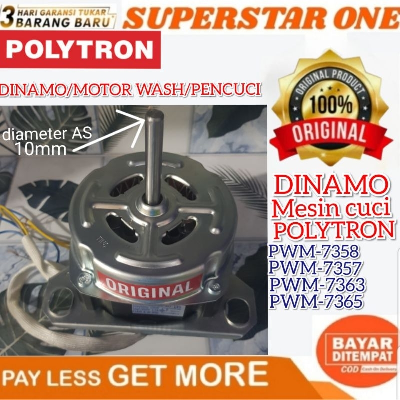 Jual Dinamo Motor Wash Pencuci Mesin Cuci Polytron Pwm Pwm Pwm Pwm Shopee