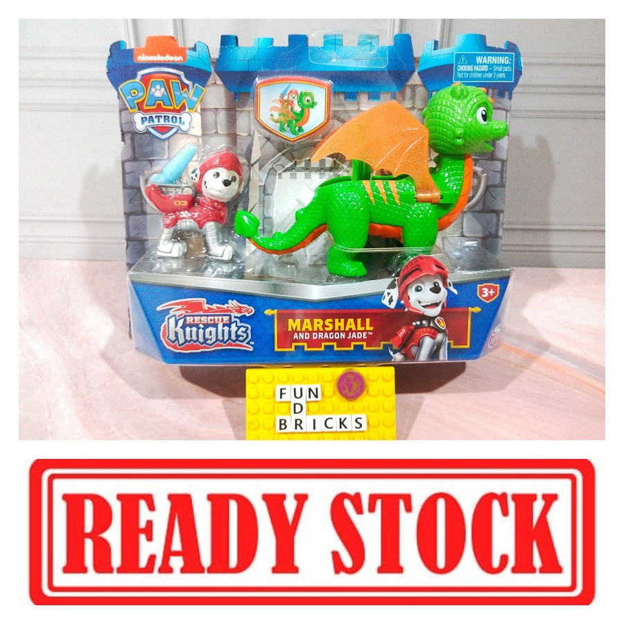 PAW Patrol Rescue Knights Marshall & Dragon Jade Toy Set – Action Figures With Moving Parts For Kids 3+ - View #13