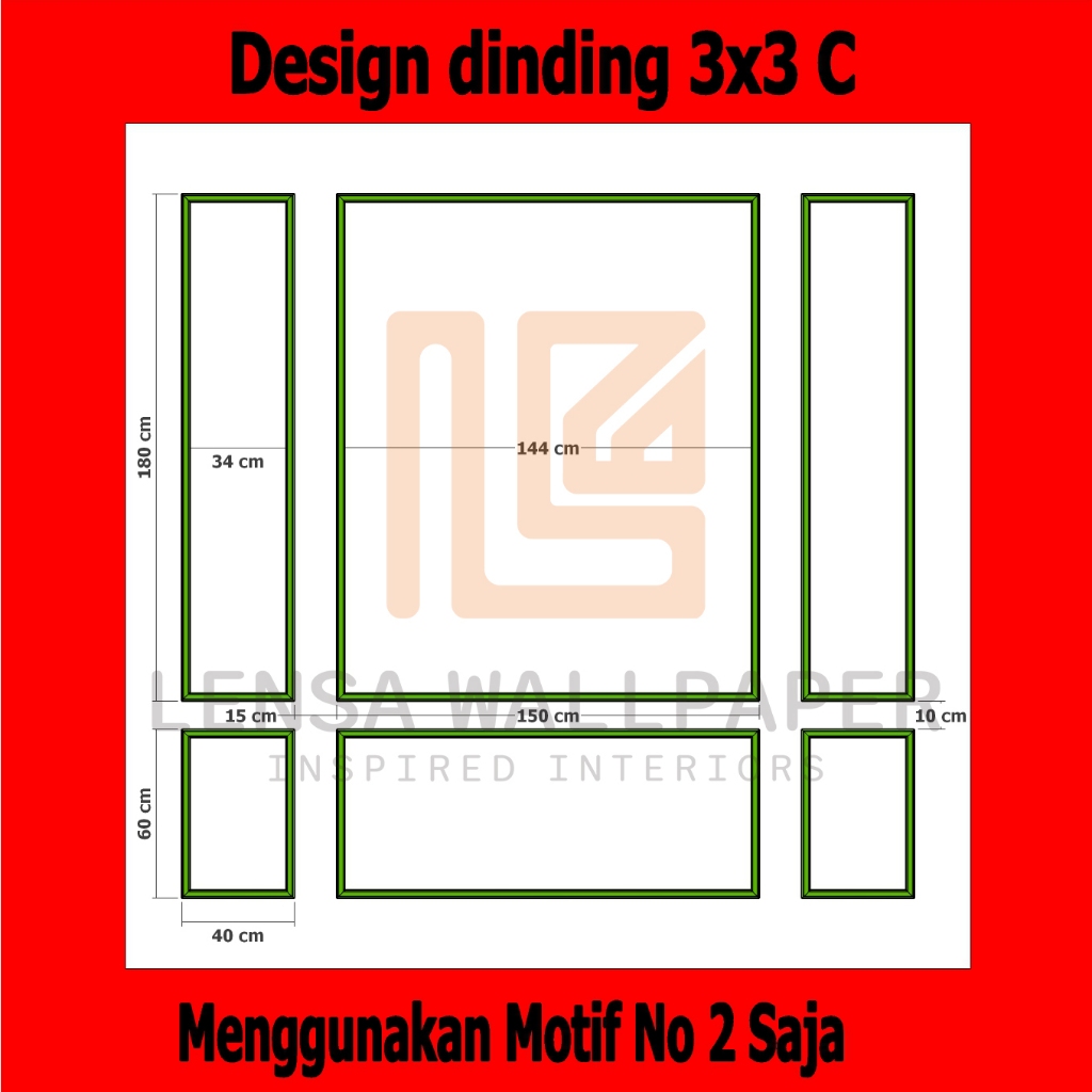 Jual List Wall Moulding Premium Untuk Dinding X Meter Shopee Indonesia