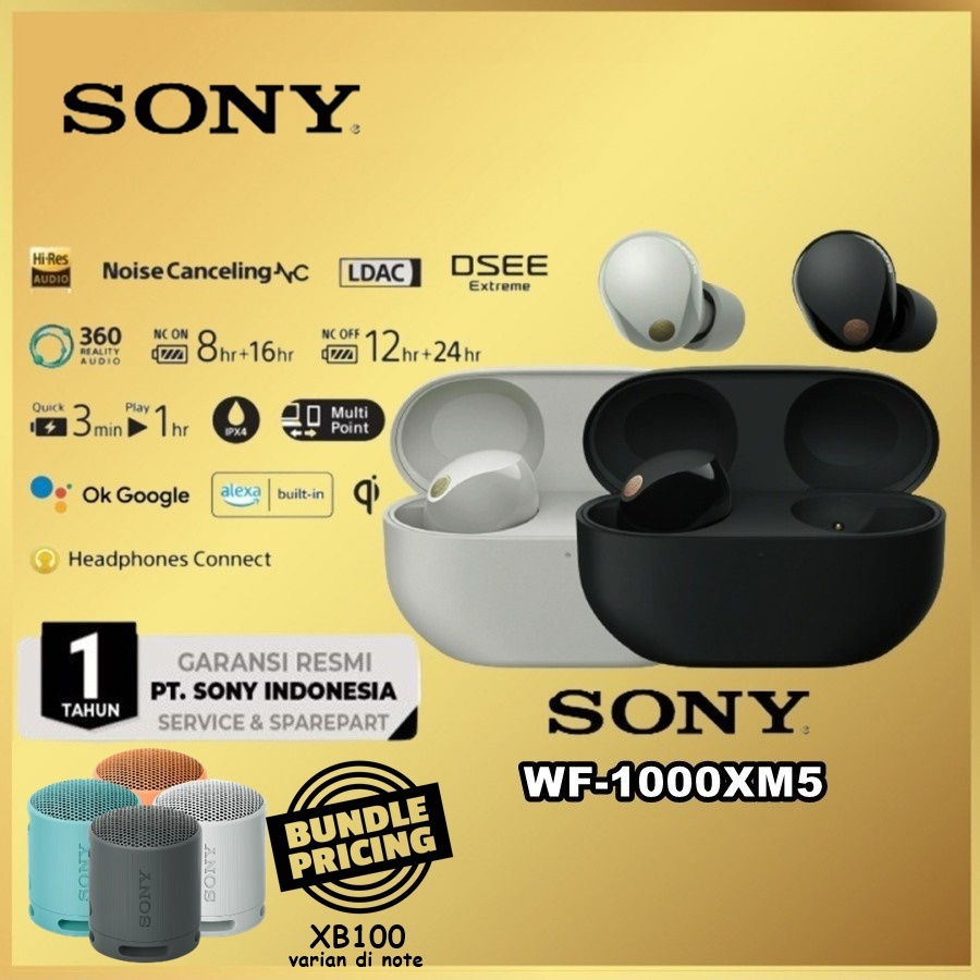 Jual Sony WF1000XM5 Wireless Headphones WF1000XM5 WF 1000X WF1000 XM5