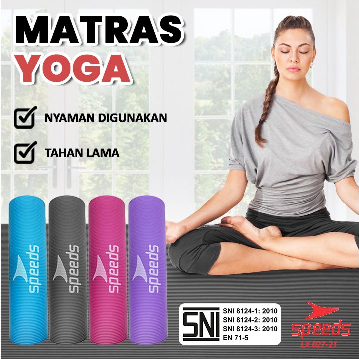 SPEEDS Matras Yoga Sliding Mat PVC Speeds Indonesia Grosir Official