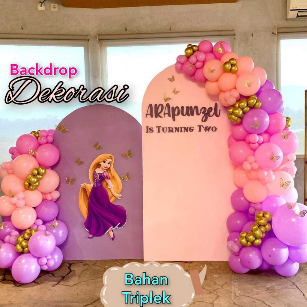 Jual Backdrop Oval Dekorasi Wedding Triplek Kayu Bahan Backdrop Lamaran Glagah Bunga Kering