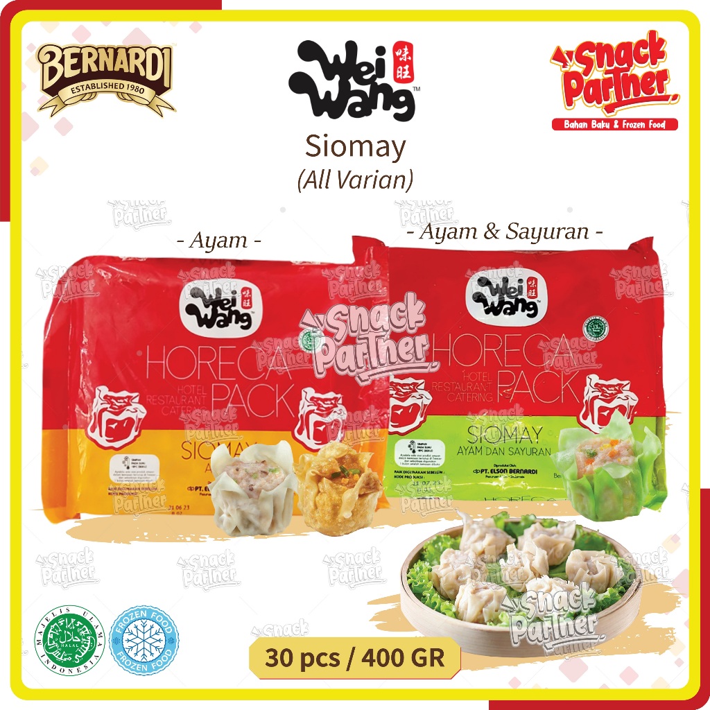 Jual WEI WANG HORECA SIOMAY 30 PCS / 400 GR by BERNARDI Horeca Pack