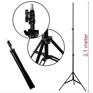 Tripod 2 Meter Free Holder Stand Handphone Tripod Ring Light Stabilizer Universal Mutifungsi
