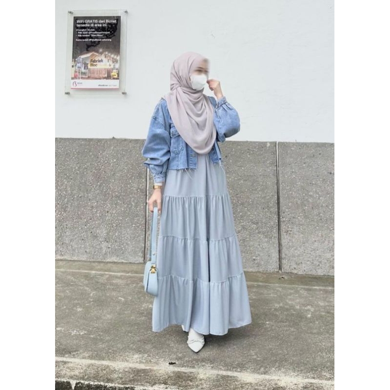 Jual INNER DRESS SUSUN // Dalaman Gamis tanpa lengan // iner dress ...